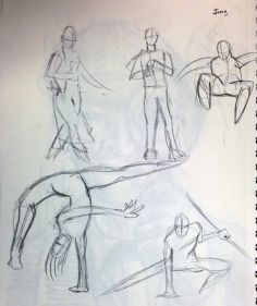 Gestures from imagination.